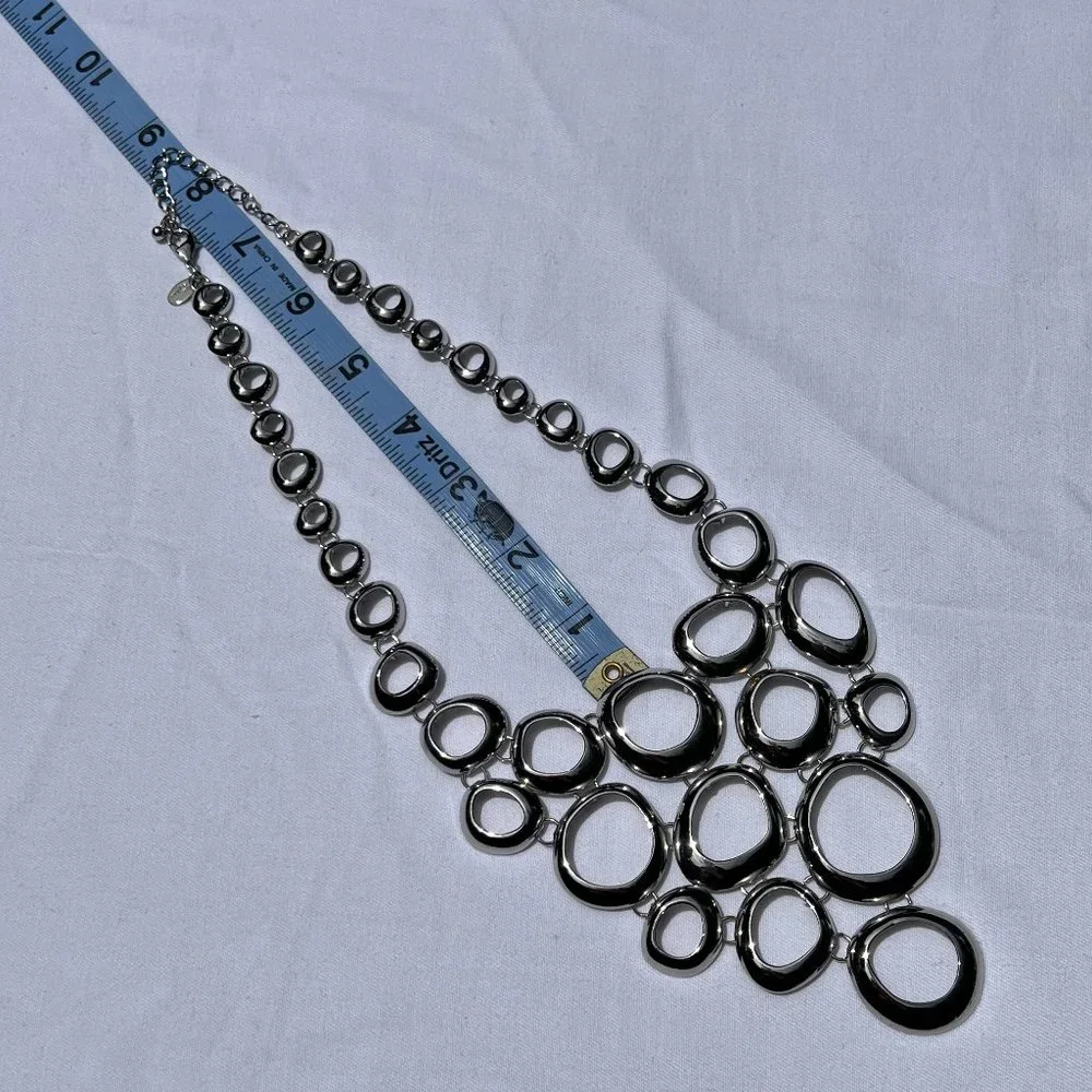 Lia Sophia Silver Tone Torrent Necklace - Picture 6 of 6